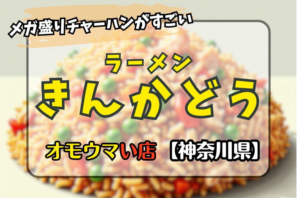 【オモウマい店･神奈川県】きんかどうのメガ盛りチャーハン！場所やメニューも♪