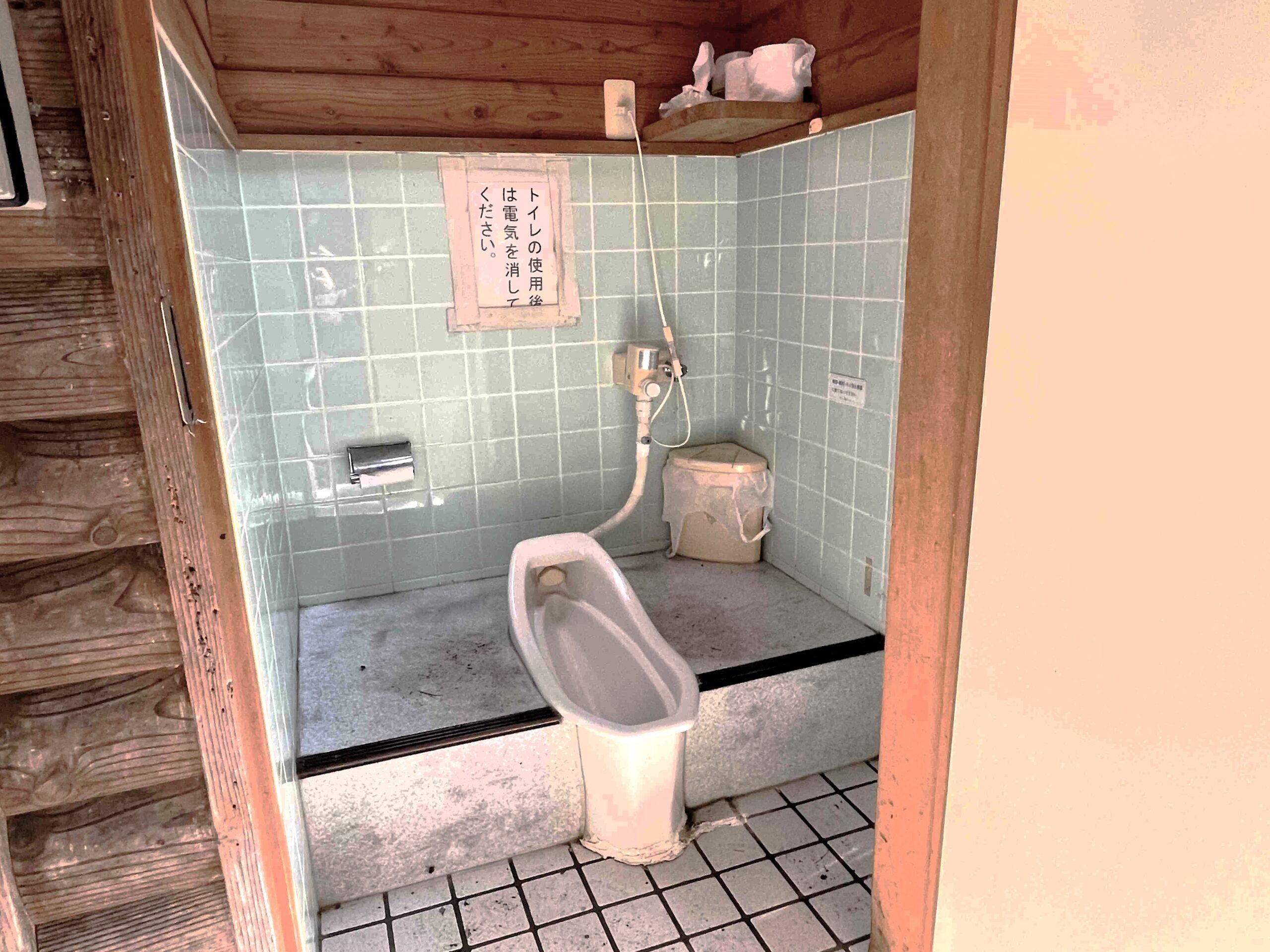 樽尾沢キャンプ場(みのわダム)のトイレ