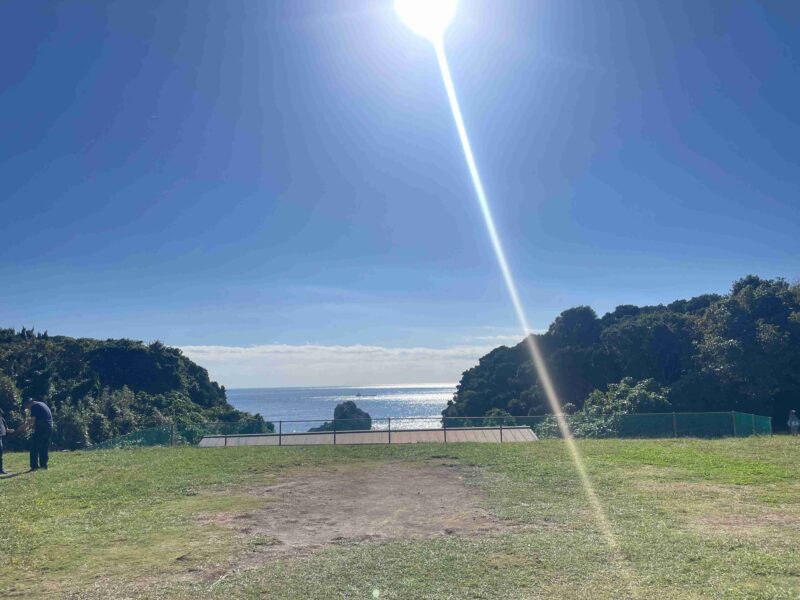 南紀串本キャンプリゾート大島の広々展望サイト