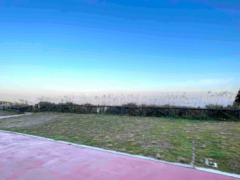 生石高原キャンプ場の5番サイト/10番サイトからの景色