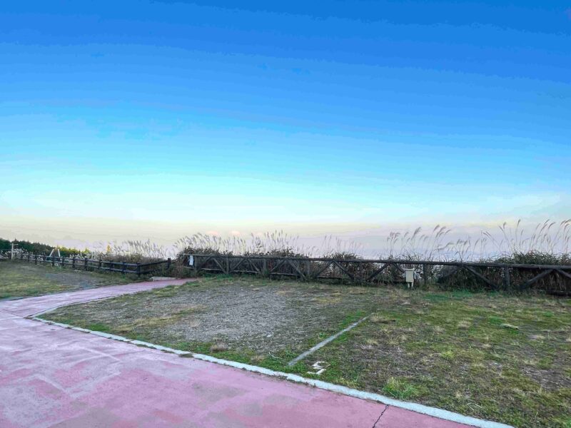 生石高原キャンプ場の4番サイト/9番サイトからの景色