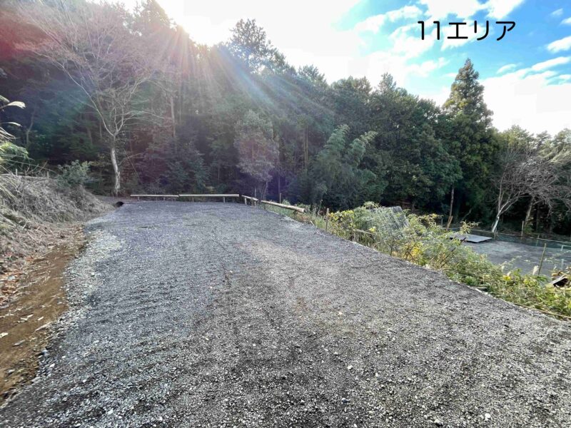 キャンプ場フィールの11エリア