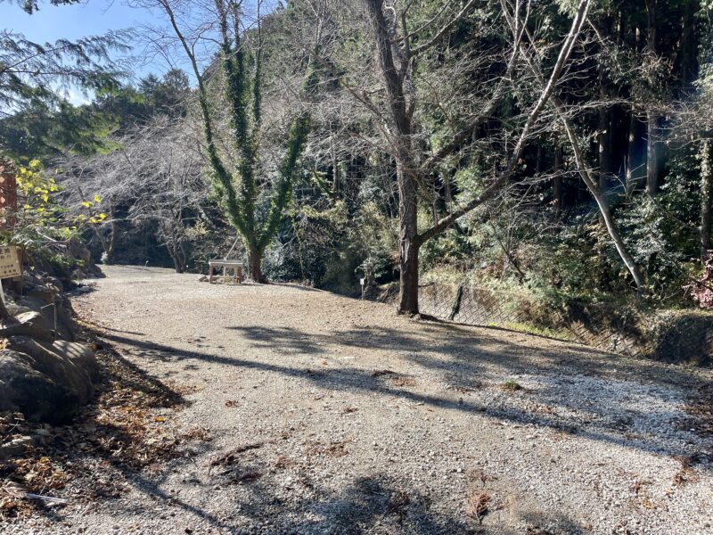 キャンプ場フィールの川沿いサイト