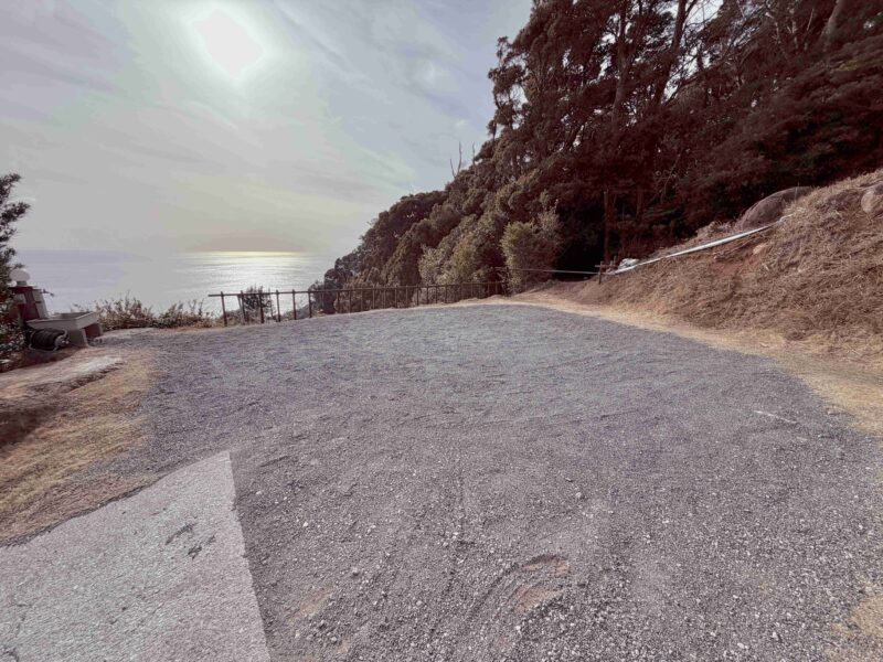 南伊豆夕日ヶ丘キャンプ場のG6サイトからの景色