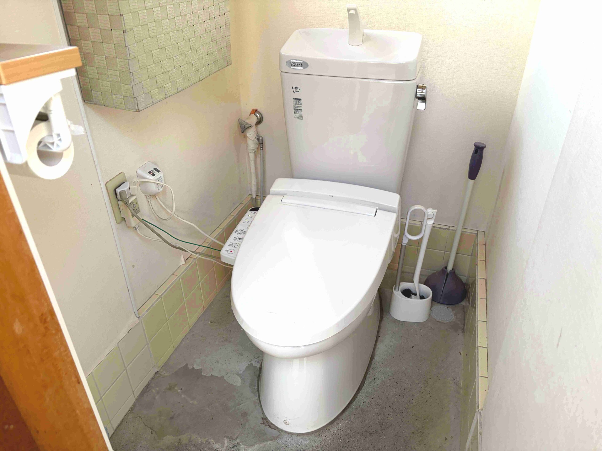 おおぐて湖キャンプ場のトイレ