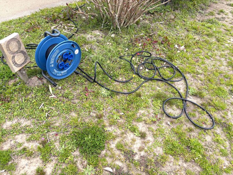 UJackむつざわオートキャンプ場の電源