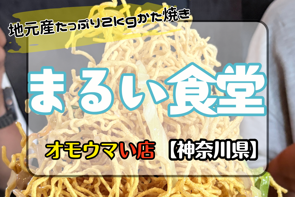 オモウマい店•神奈川県】まるい食堂の2kgのかた焼きそばがマウンテンすぎる！
